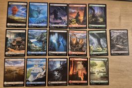 MTG Magic The Gathering - Alle Final Fantasy Full Art Manas