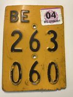 Mofa Nummernschild BE 263 060