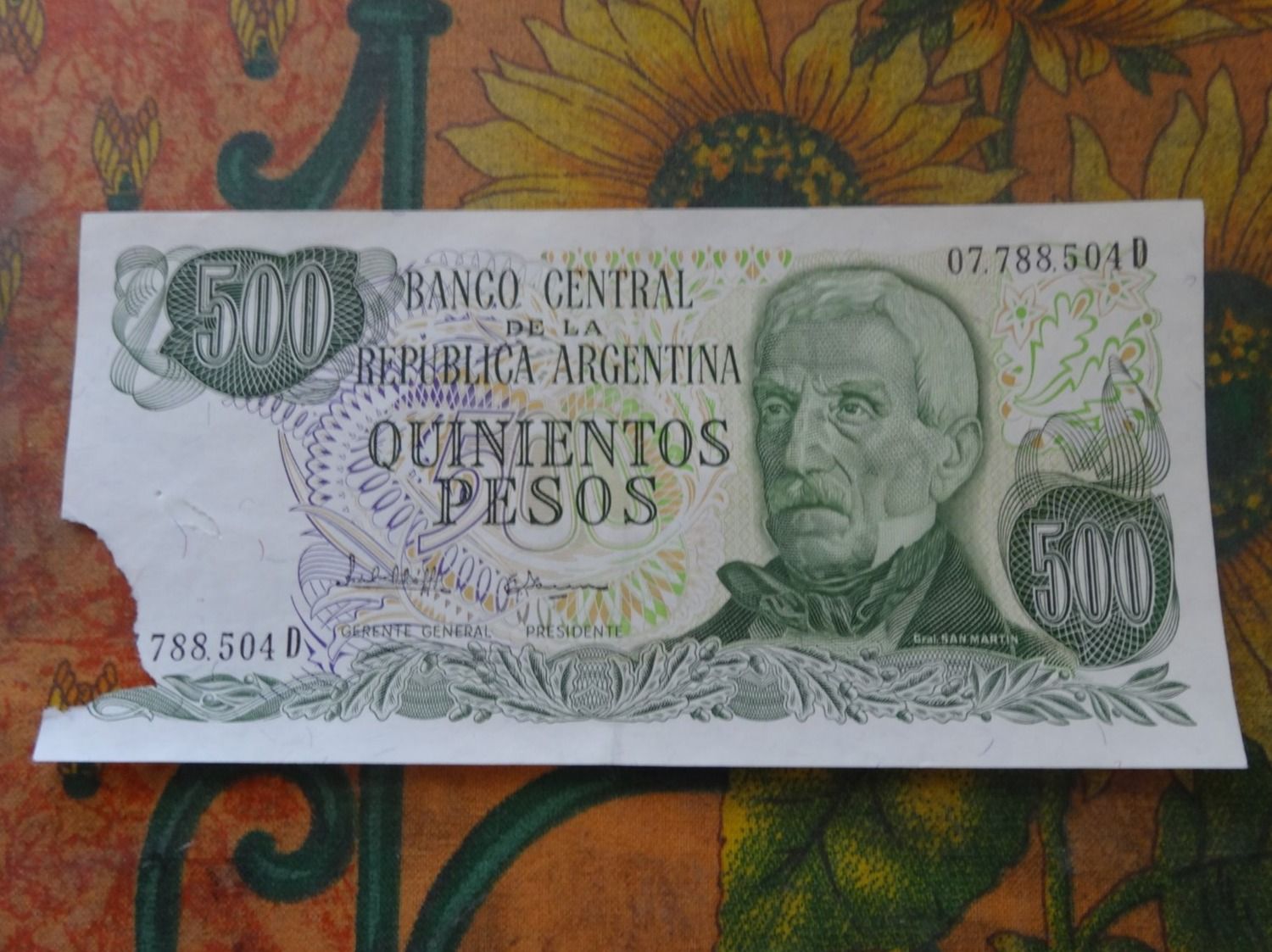 Banconote: ARGENTINE  500  Pesos  Billet – Usato da Romanel-sur-Lausanne venduto da Swift13