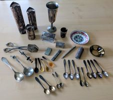 Silber- und Metall-Gegenstände (Fotos der Stempel zugefügt)