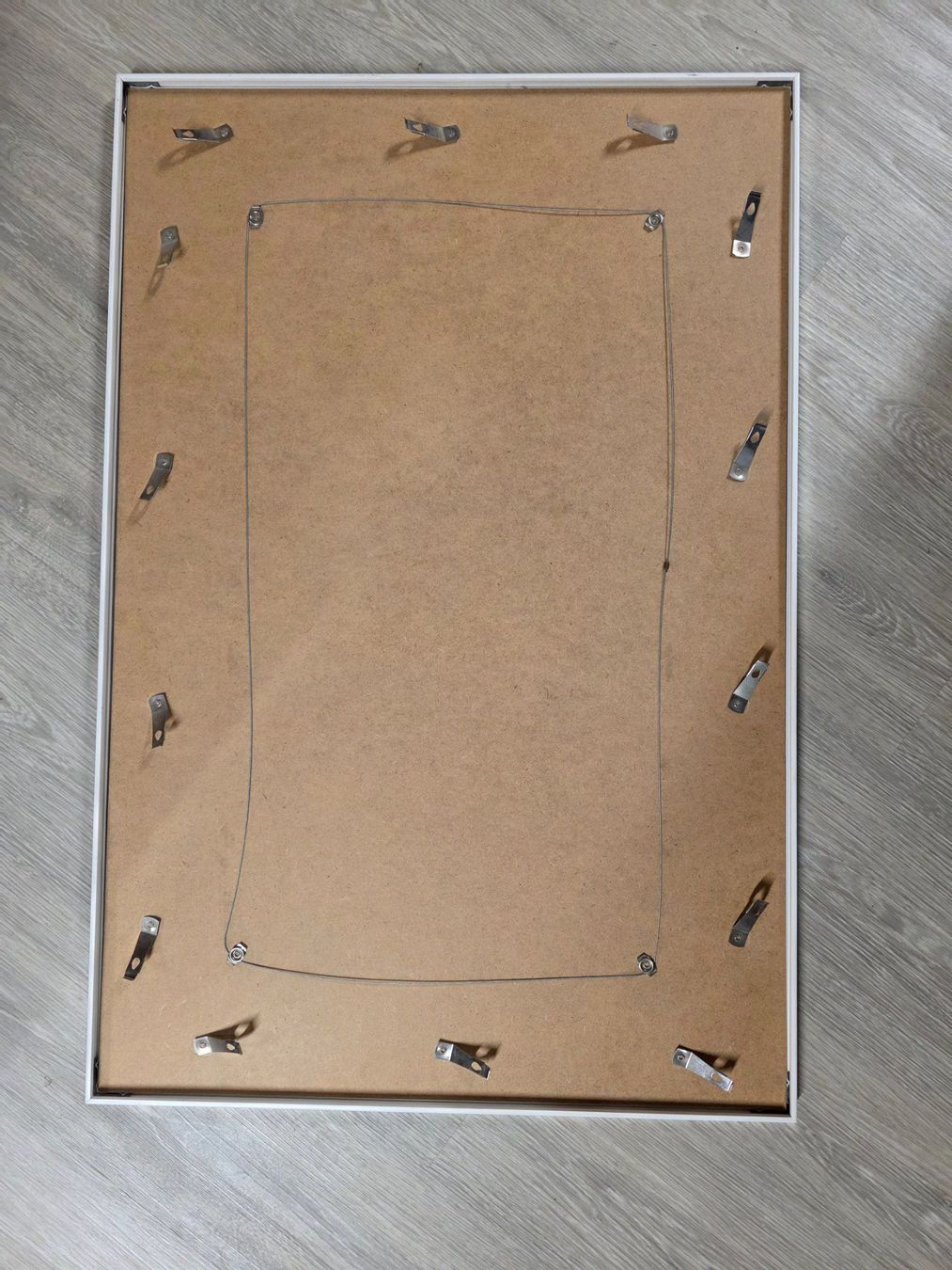 Cornici: Silberner Rahmen Bilderrahmen Wechsel Rahmen 62x93 cm – Usato da Walterswil BE venduto da Lonitti 2