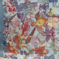 Wolle Seide von Radical Chic L:1.70x1.38m Orchidea Panel