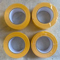 4 X BETONBAND MIT GEWEBE GELB NEU