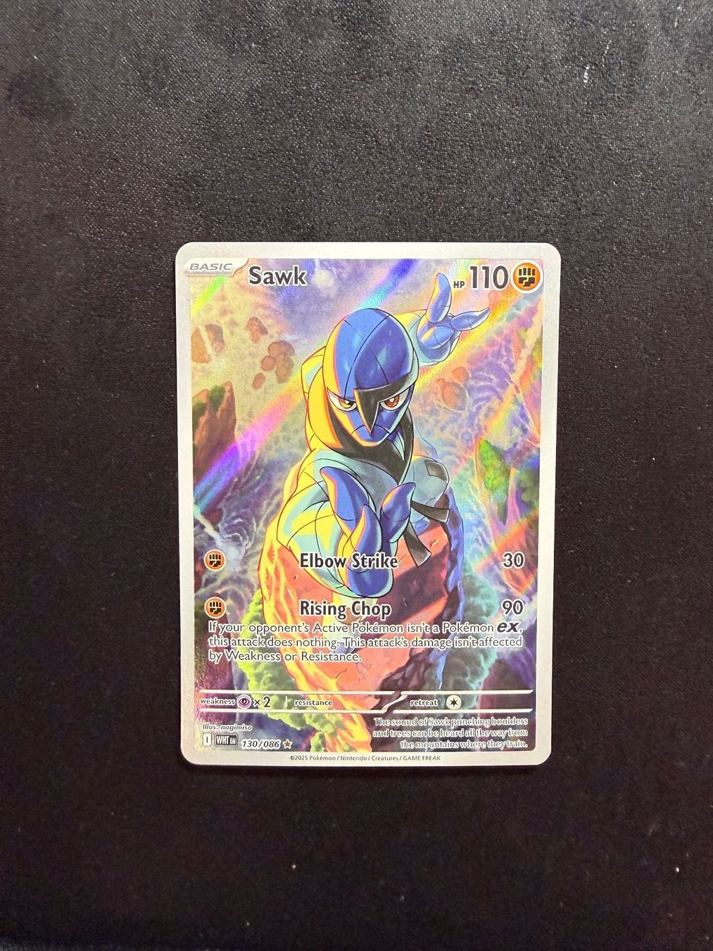 Pokémon Carte collezionabili: Pokemon Sawk 130/086 EN AR – Usato da Buchs SG venduto da Rheintalseller