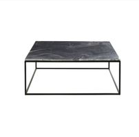 Table basse design marbre noir, salon chic - maison du monde