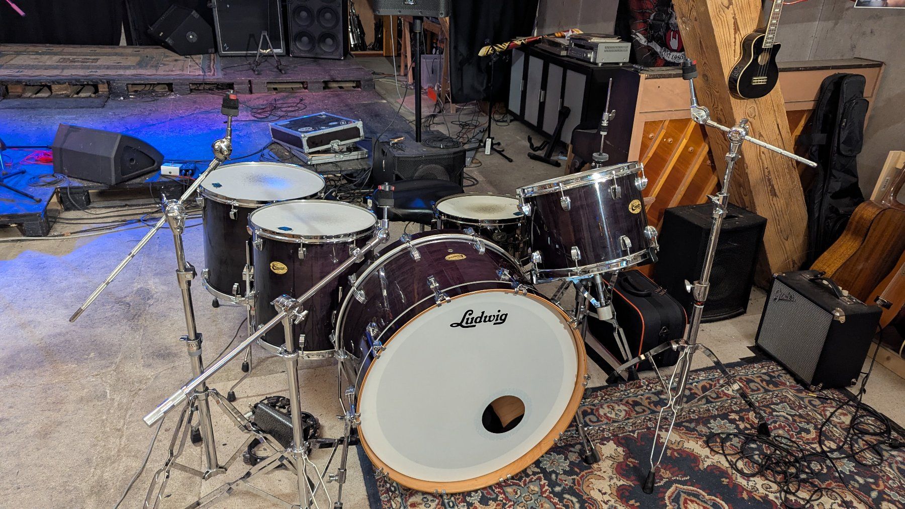 Ludwig Strumenti musicali: Batterie Ludwig Centennial Zep 26" + Hardware + Hardcase – Usato da Montagny-Yverdon venduto da Dylancoco36