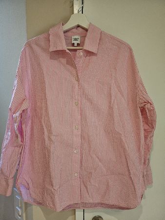 Bluse Hemd Collectif mon Amour rosa gestreift Baumwolle gr.M