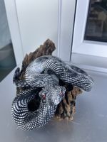 Handmade Candle Snake Statue - Perfect Decor!