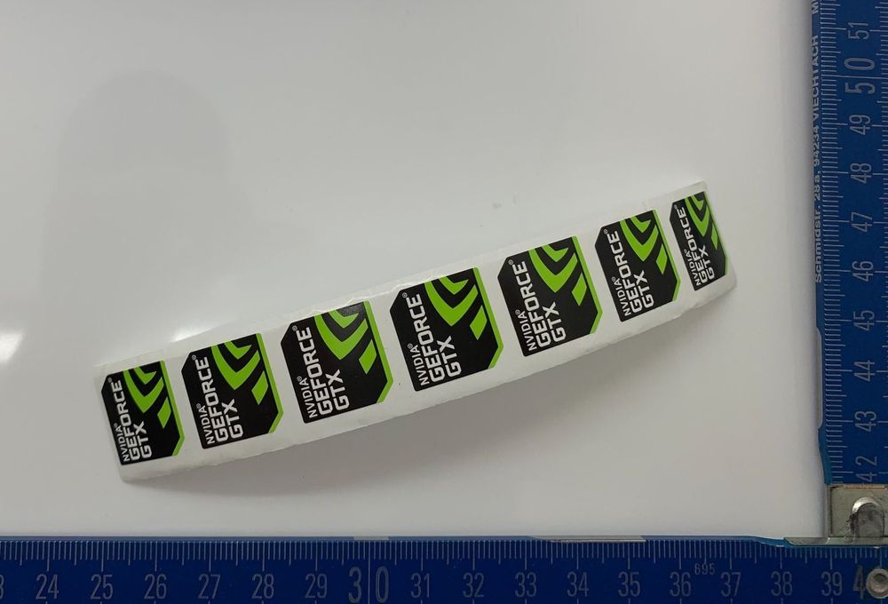 NVIDIA® GeForce™GTX™AUFKLEBER ¦ STICKER | Kaufen auf Ricardo