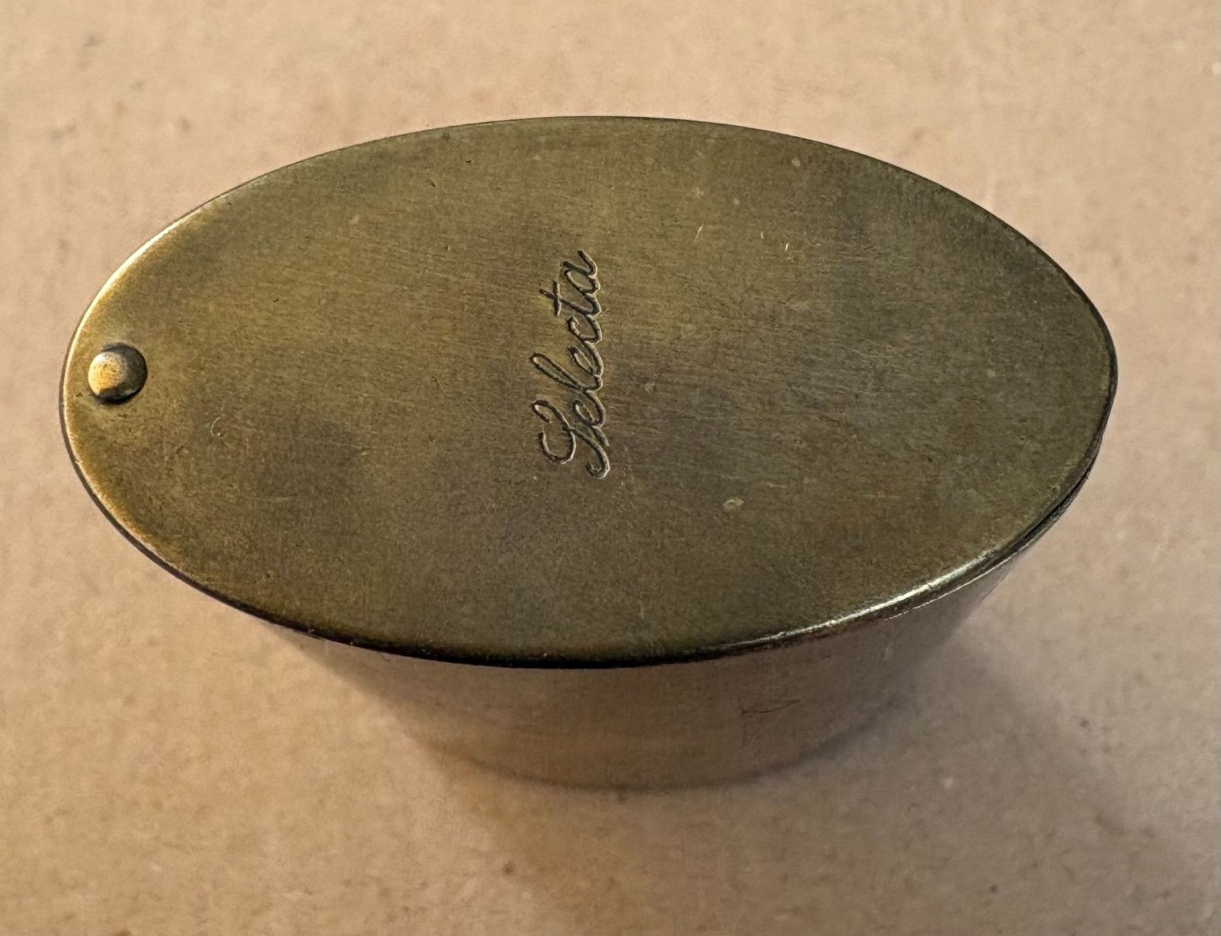 Feuerzeuge: VINTAGE ZÜNDHOLZ BOX AUS MESSING – Gebraucht aus Ostermundigen von crazy-horse-1840 1