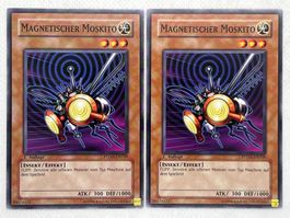Yu-Gi-Oh! 2x Karte - Magnetischer Moskito PTDN-DE039