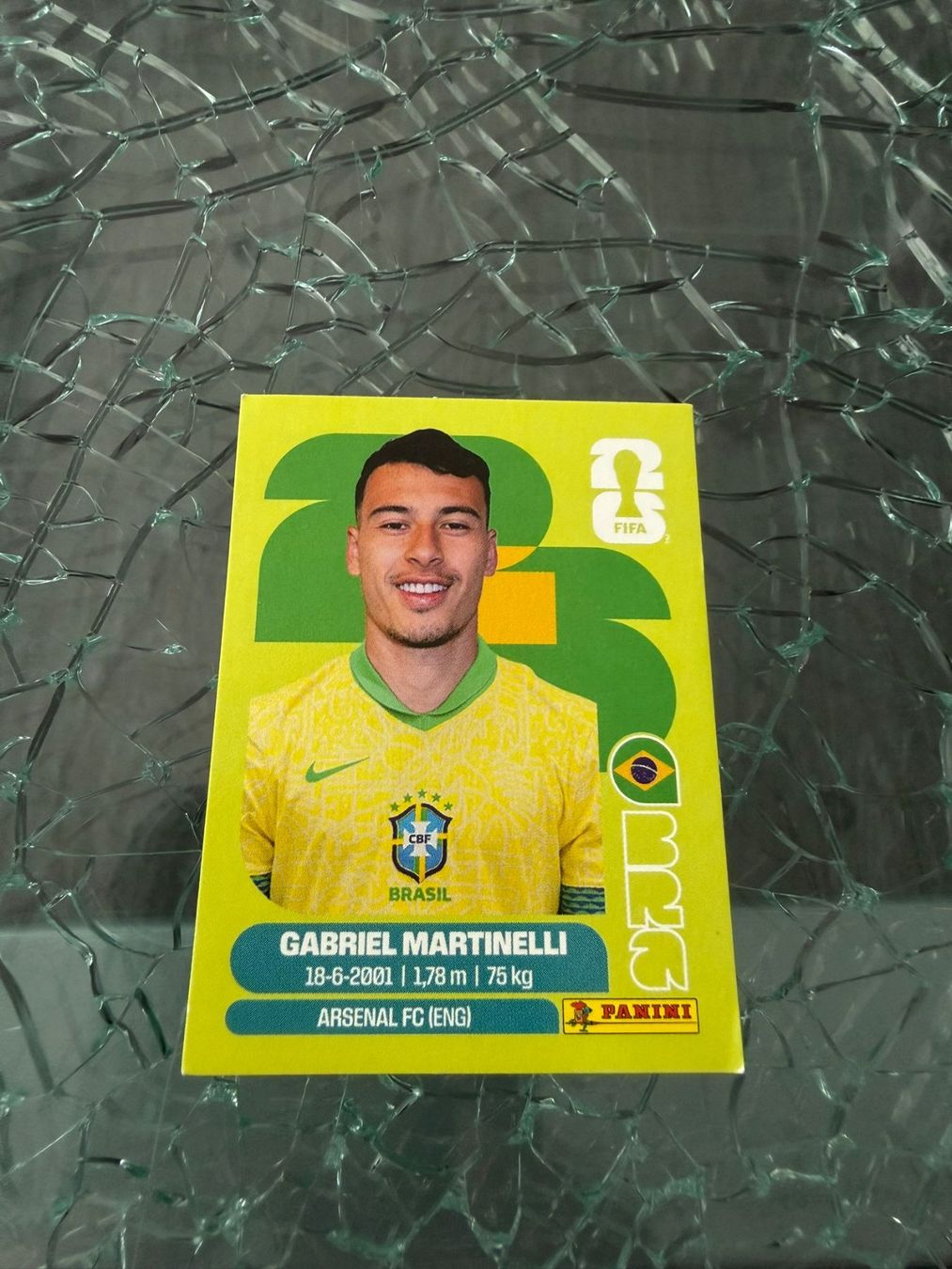 Panini Carte collezionabili: WM 2026 - Panini - Gabriel Martinelli - BRA 18 – Usato da Pfäffikon ZH venduto da Marcodesi76