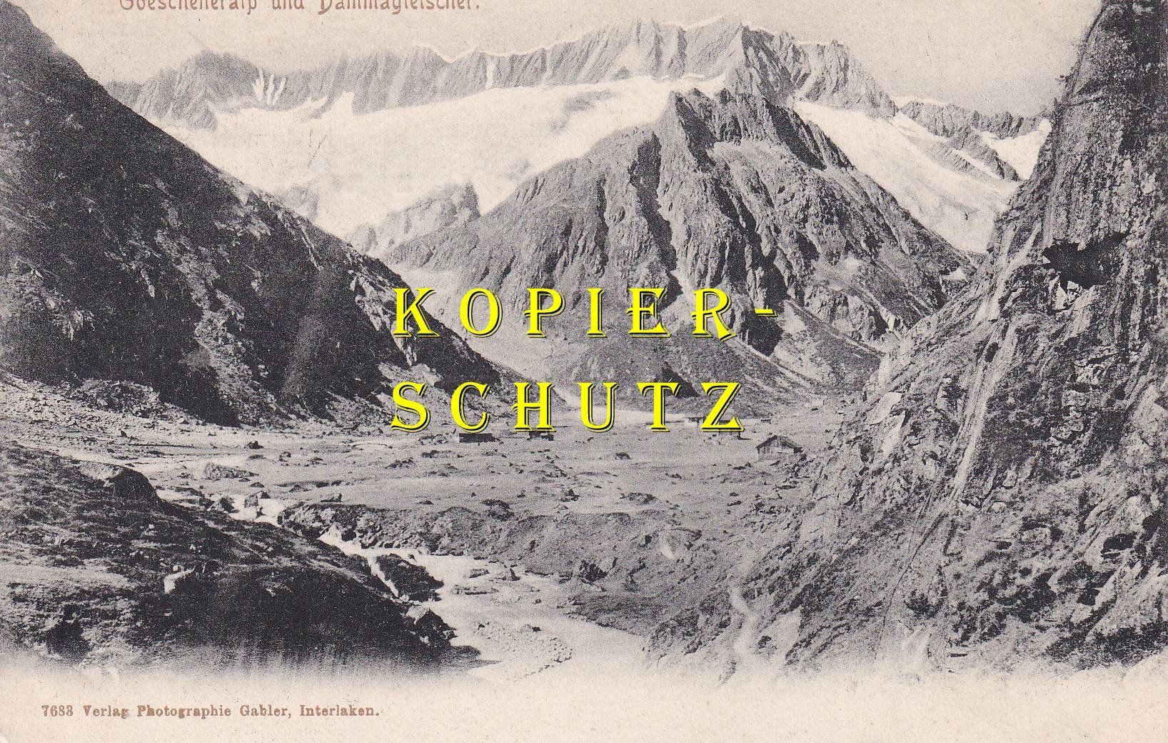 Cartoline postali: Goescheneralp und Dammagletscher /bl – Usato da Hombrechtikon venduto da Rudolf07