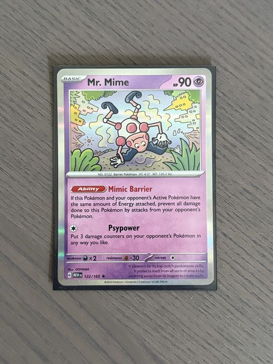 Mew 151 Mr Mime Holo 122/165 (Neu und originalverpackt) in Thônex für ...