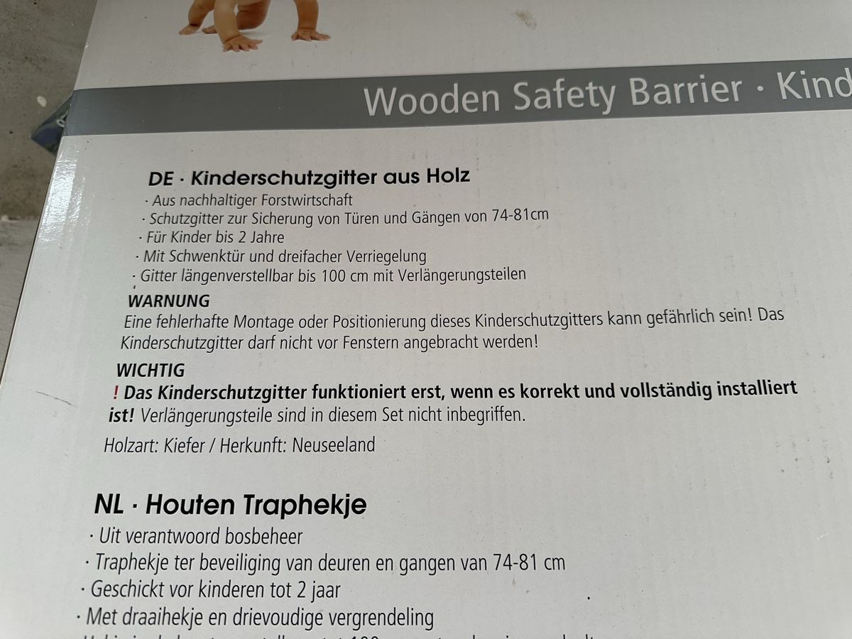 Bibi Sécurité: Treppengitter – D'occasion à Birmenstorf AG par MrsMela 2