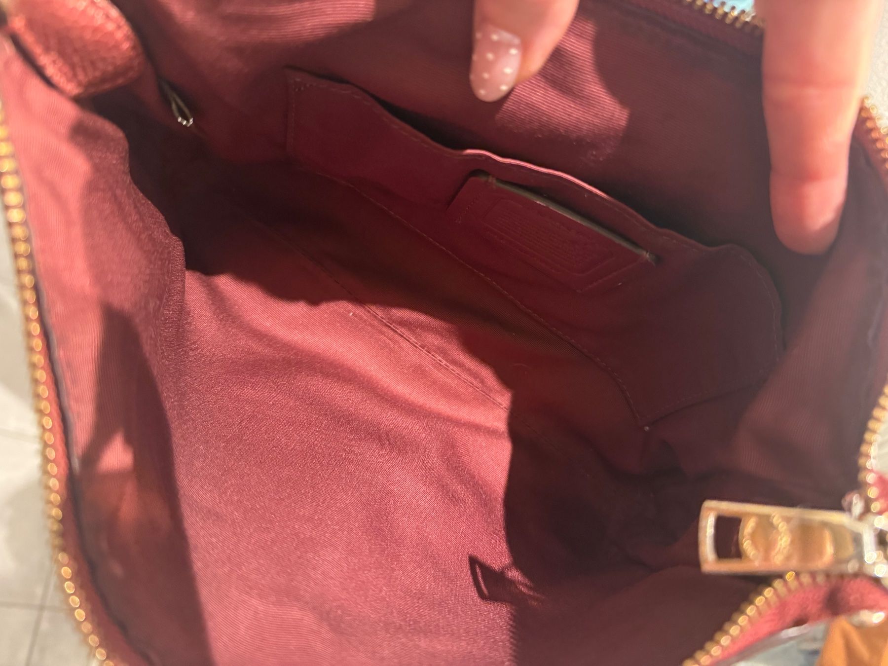 Coach Borse da donna: COACH Bag Metallic Burgundy – Usato da Bern venduto da kwa_pyt9 9