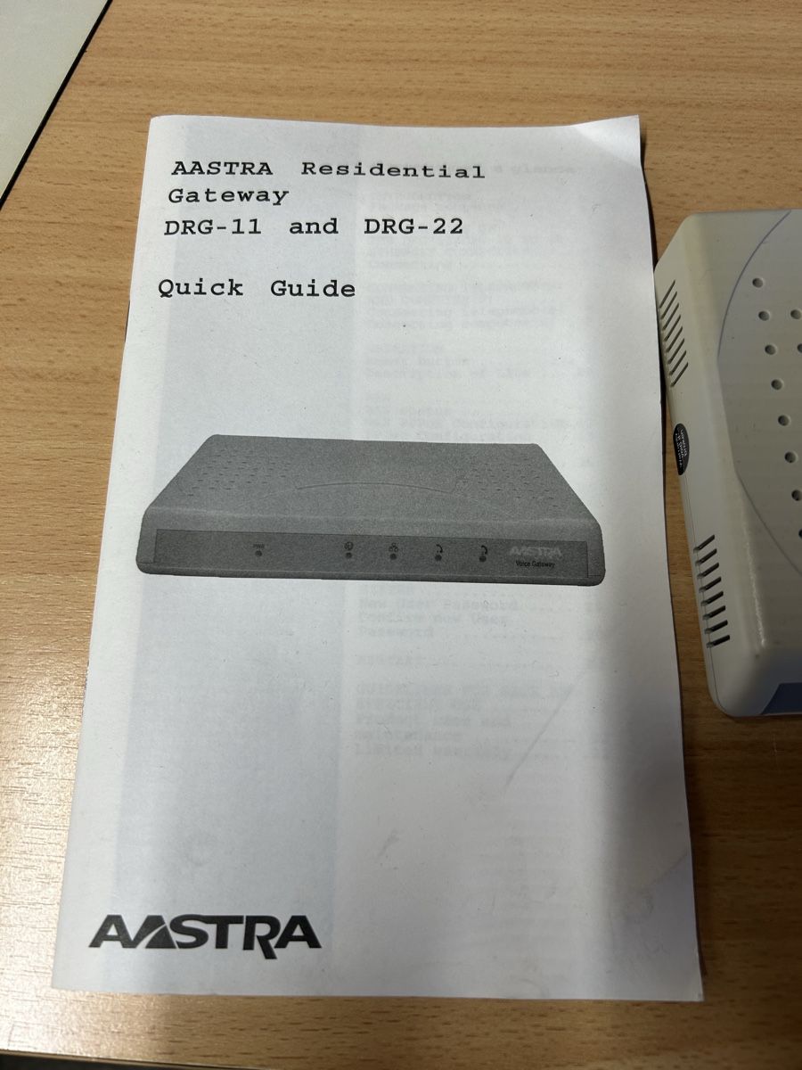 Mitel Telefoni: Aastra Mitel ATA box drg22 sip analog – Usato da Oberstammheim venduto da Dbsound24 3