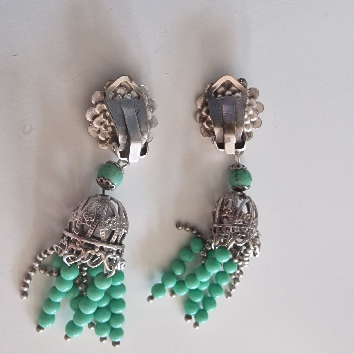 Ohrringe & -stecker: Wunderschöne antike filigrane Ohrringe im Art Deco Stil – Gebraucht aus Birr von sen_8djr 6