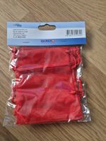 Rote Organza Säckli, neu & originalverpackt, 5 Stück