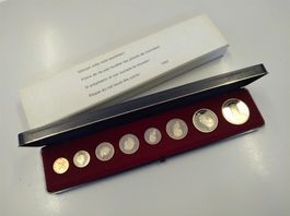 (334) Münzsatz 1980 PP im Etui m. Karton