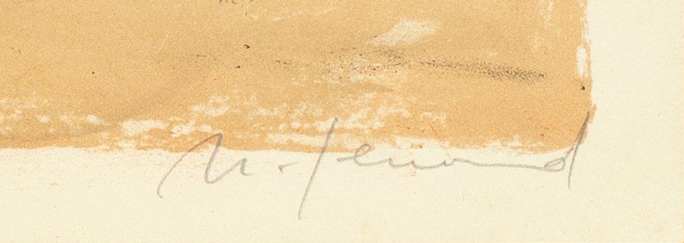 Grafica & Litografie: Nanette Genoud Originalfarblithografie – Usato da Masein venduto da KunstvonFrauen 1