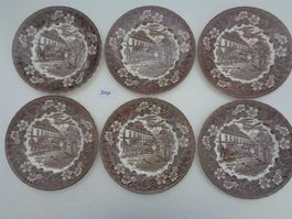 6 Speiseteller –Royal Tudor Ware England