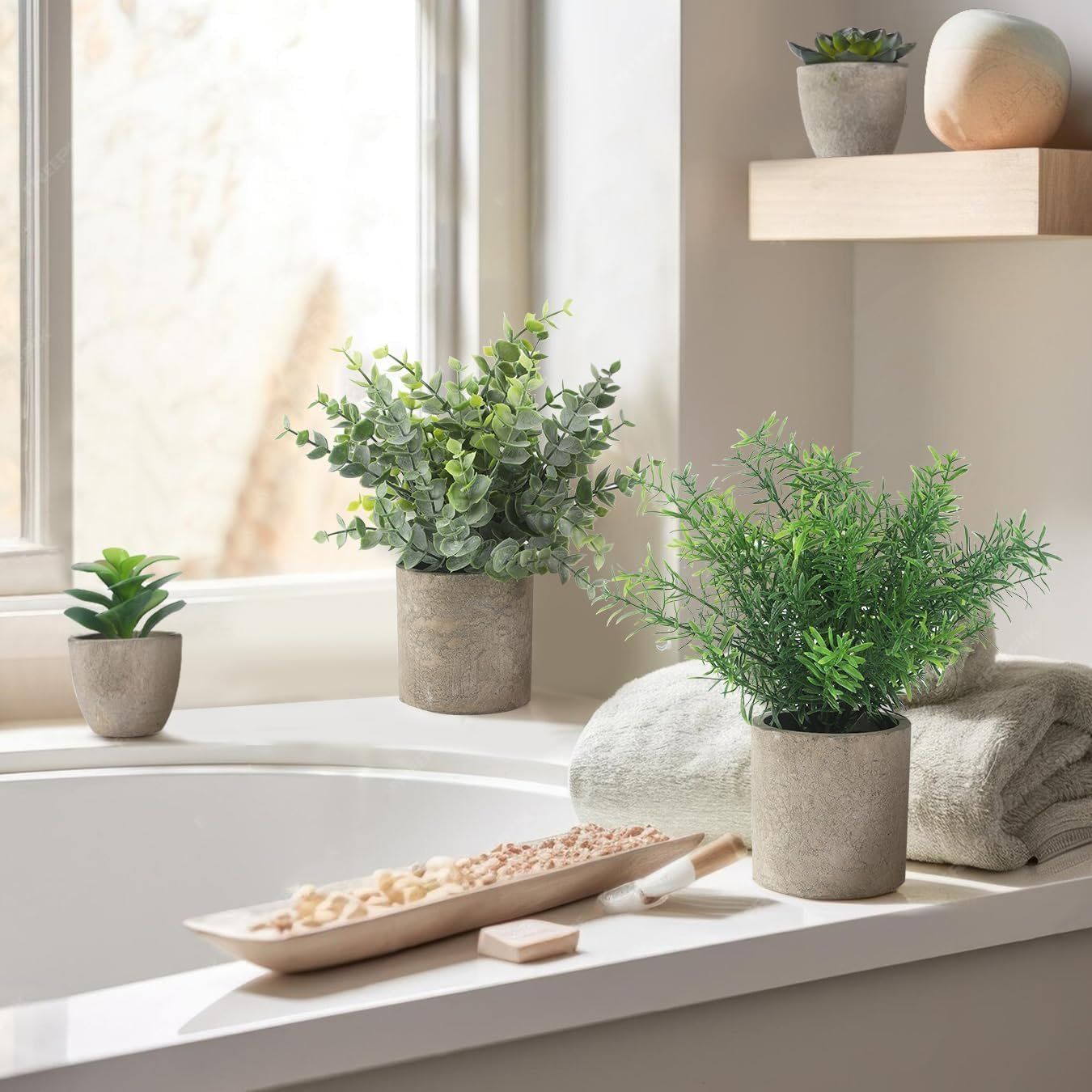 Piante & sementi: 4 Stück Künstliche Pflanzen – Nuovo e nell'imballaggio originale da Nuglar venduto da SaleRitter