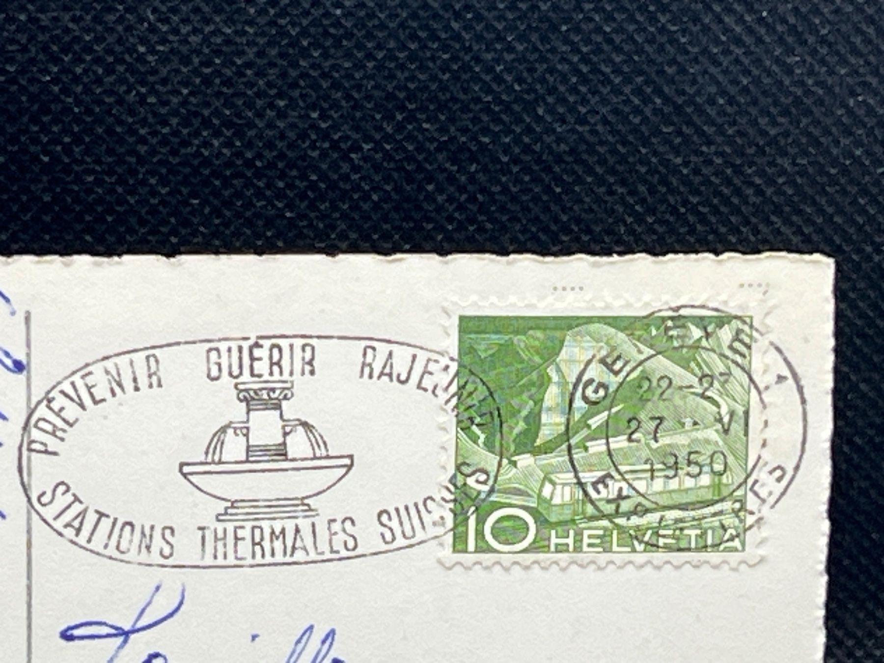 Cartoline postali: Genève. Effet de nuit – Usato da Widnau venduto da Brusi9 1