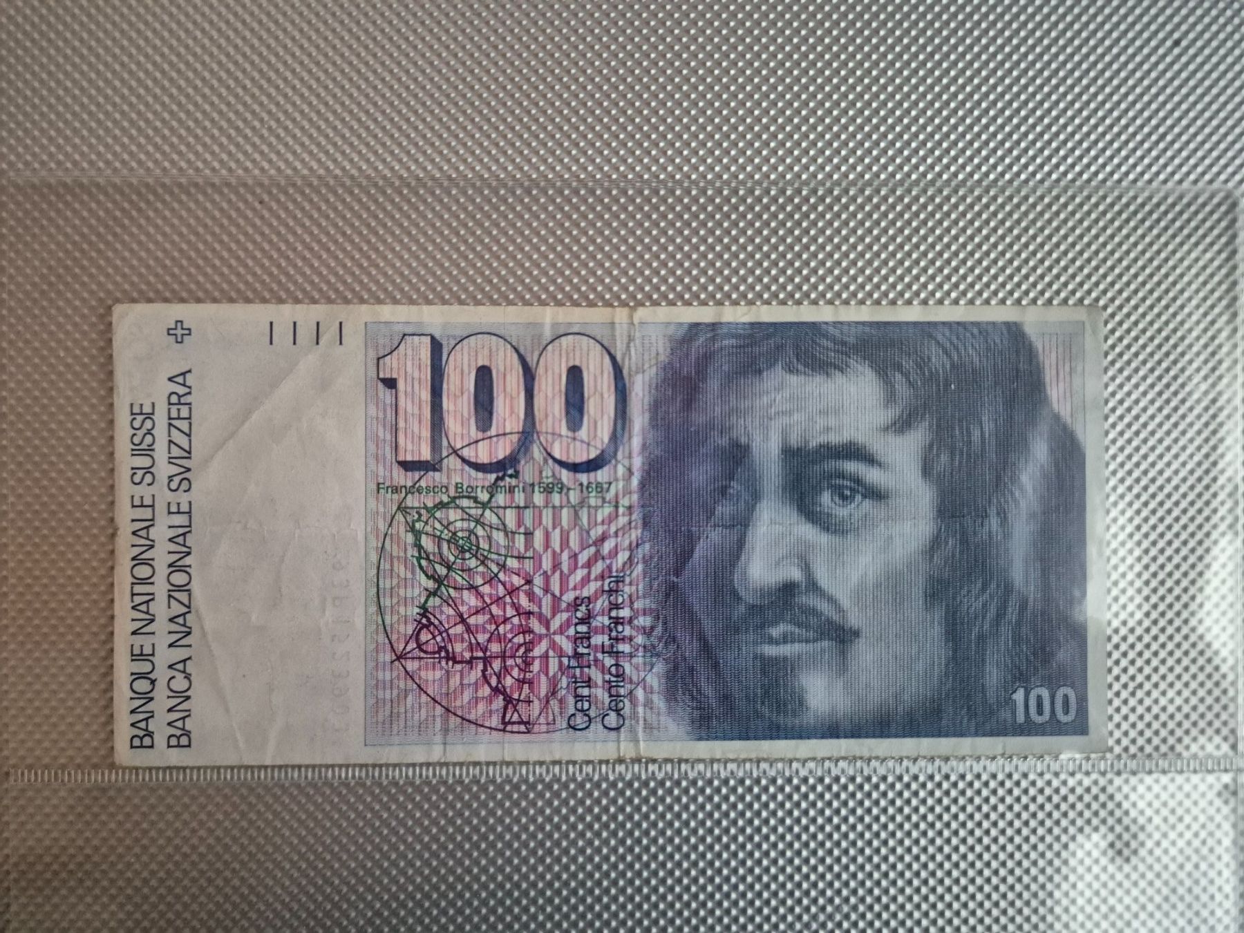 Banconote: 100 Franken-Banknote 1993 - selten! – Usato da Mels venduto da Goldenfalcon