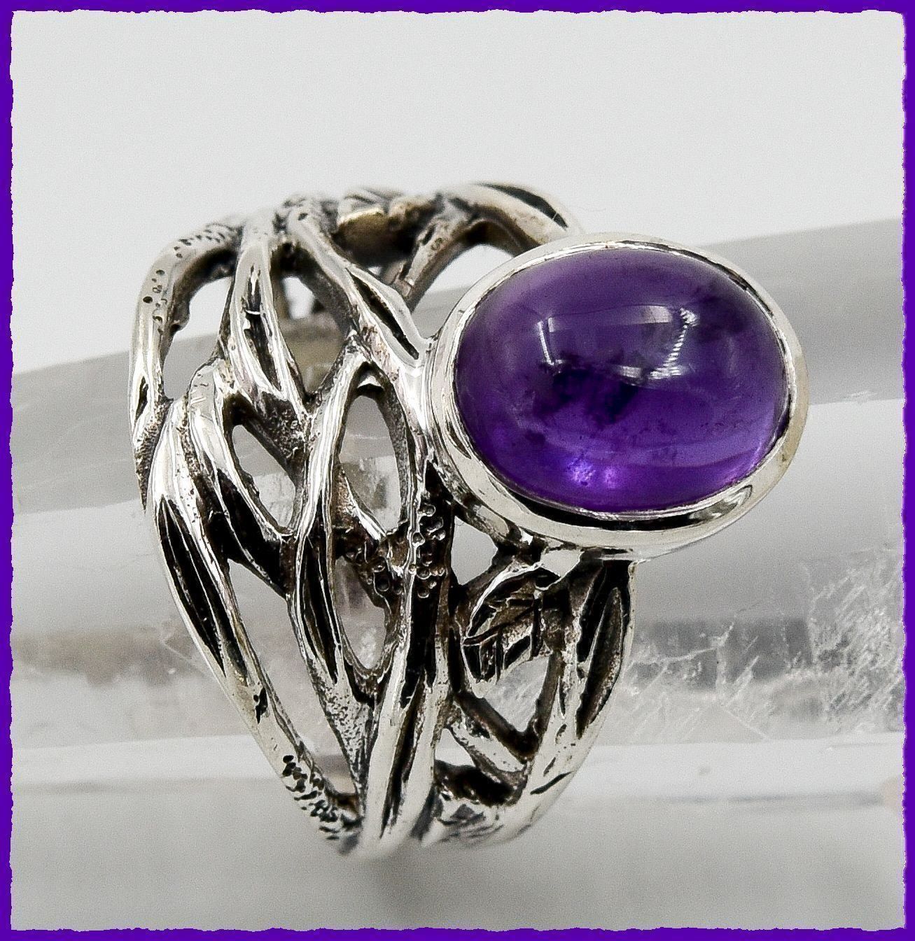 Anelli: ♛ Amethyst 925 Silber Ring – Nuovo e nell'imballaggio originale da Oberglatt ZH venduto da Hot-Spot