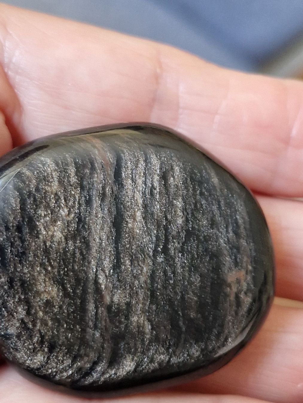 Mineralien & Heilsteine: mélange d'obsidienne acajou et argenté – Neu (gemäss Beschreibung) aus SAXON von Mariposita1428 3
