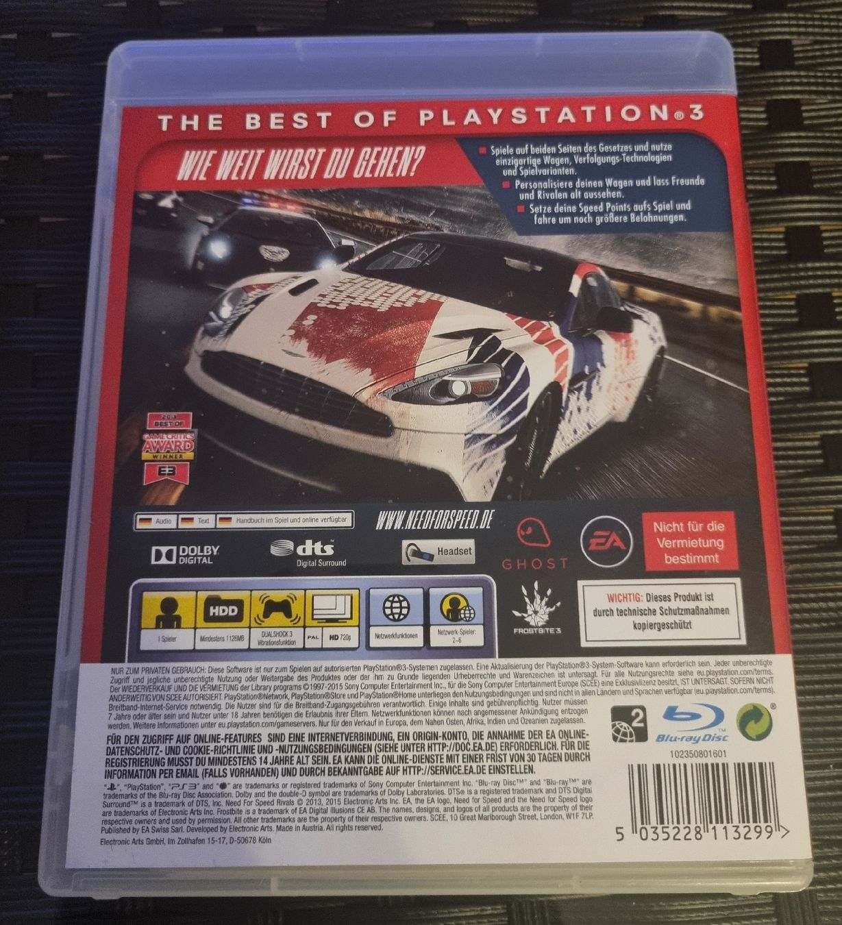 Sony Spiele: PS3 Spiele Need for Speed Rivals & PES 2008 – Neu (gemäss Beschreibung) aus Langnau am Albis von bro_lh5f 2