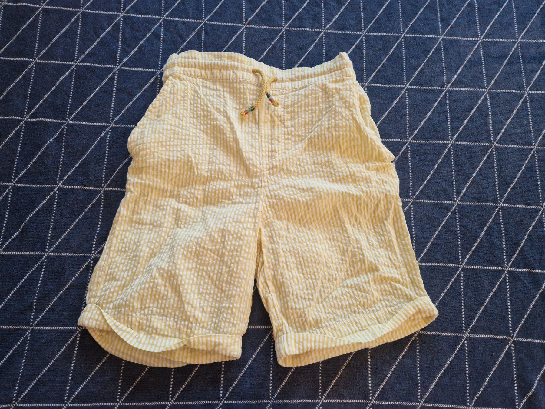 Frugi Hosen: Frugi Shorts gelb 128-134 BIO – Gebraucht aus MUEHLAU von ibo_5c7d