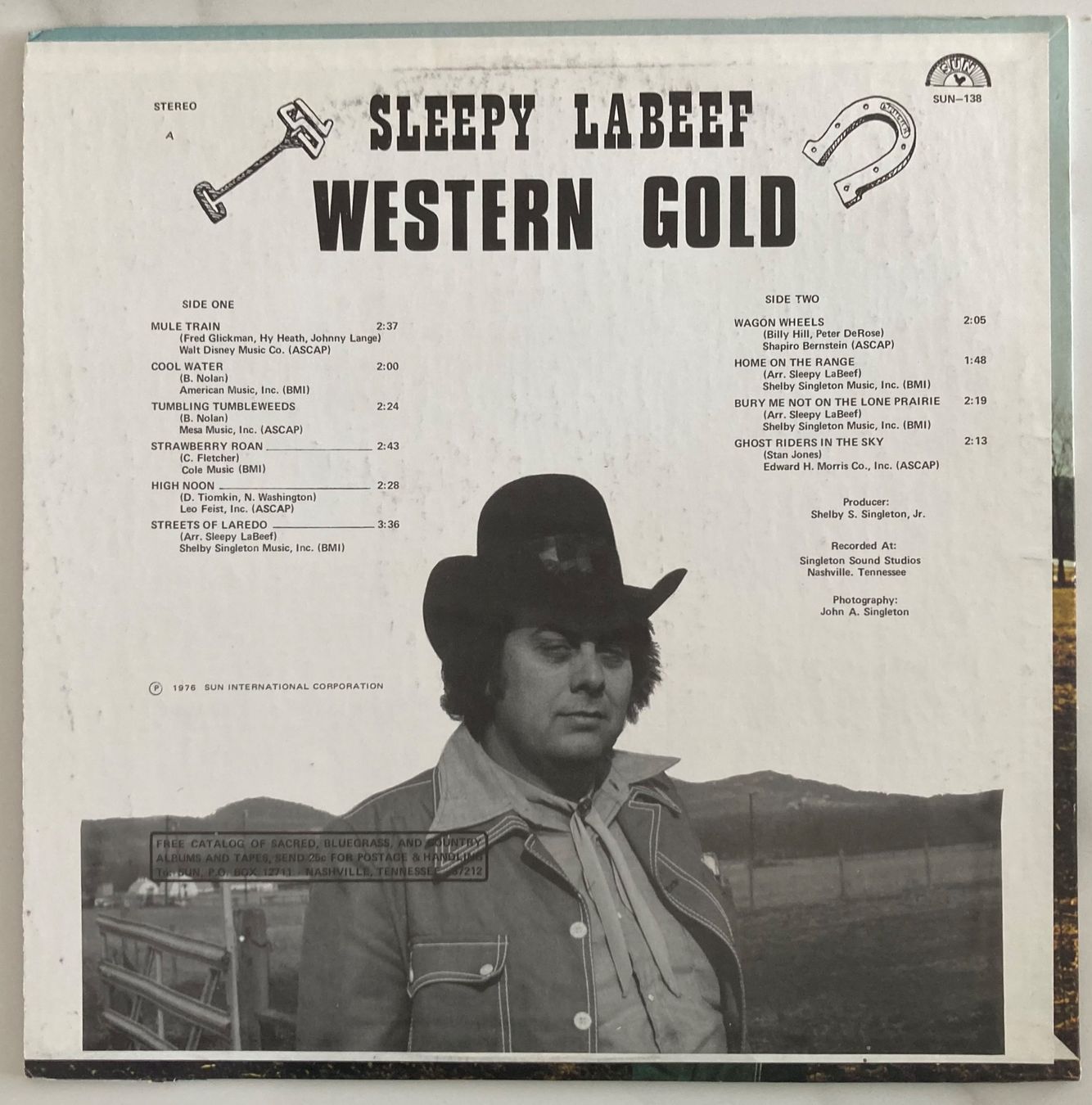 Dischi in vinile: SLEEPY LABEEF - WESTERN GOLD – Usato da Poliez-Pittet venduto da Newtown-Records 1