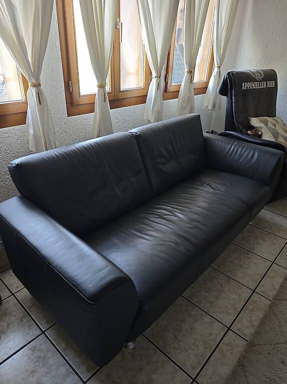 Sofas: Rolf Benz Designer echt Leder Sofa  – D'occasion à Brittnau par Barilla12 2
