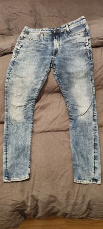 G-Star RAW D-Staq Jeans, helle Waschung, Grösse 31/34