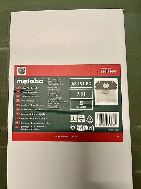 Altro per la casa: Metabo Filterbeutel – Usato da Suhr venduto da Cark_ZehndAir