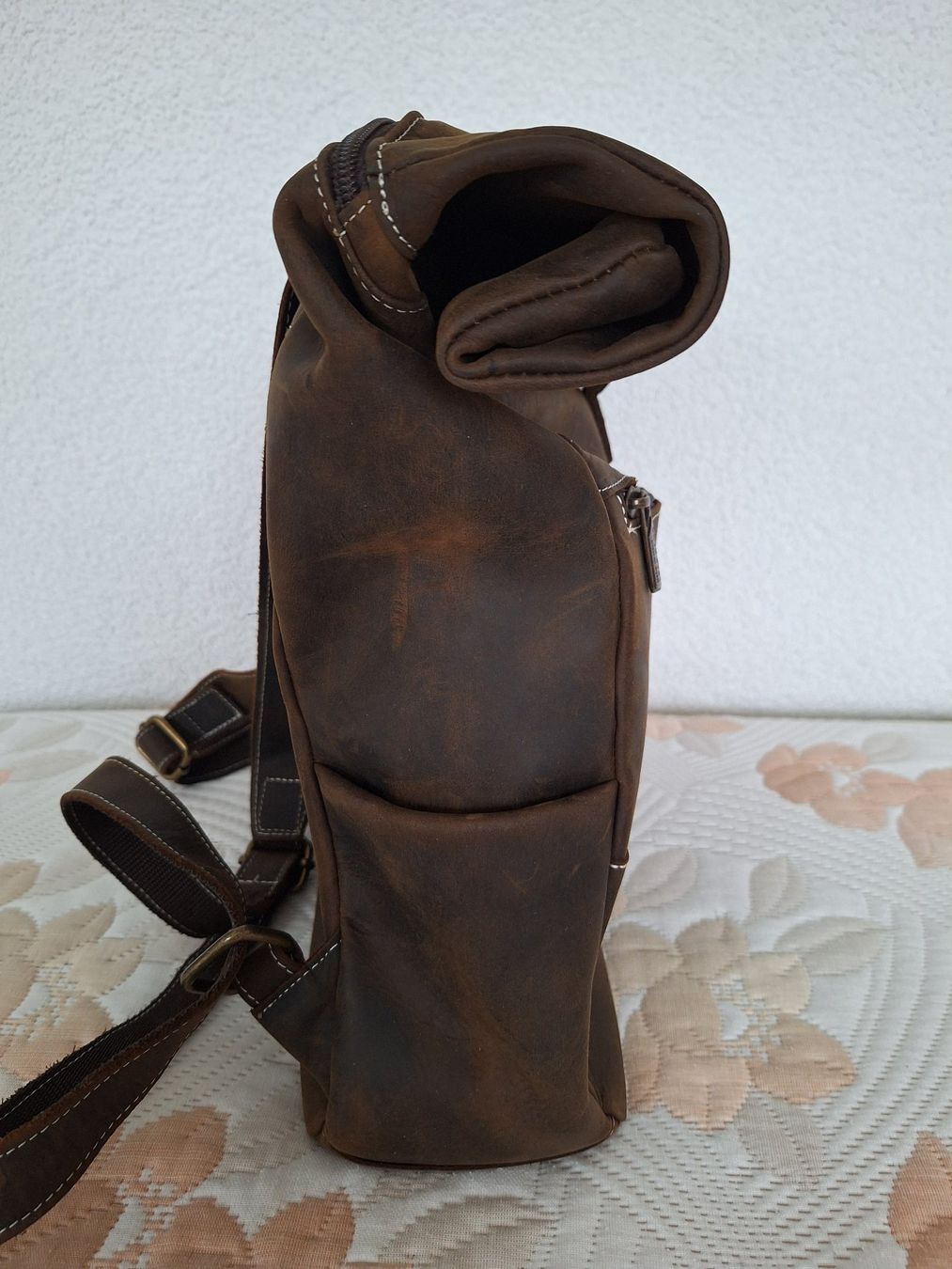Rucksäcke: Leaf Bags Lederrucksack, neuwertig, echtes Leder – Neu (gemäss Beschreibung) aus Bassersdorf von sus_gut 6