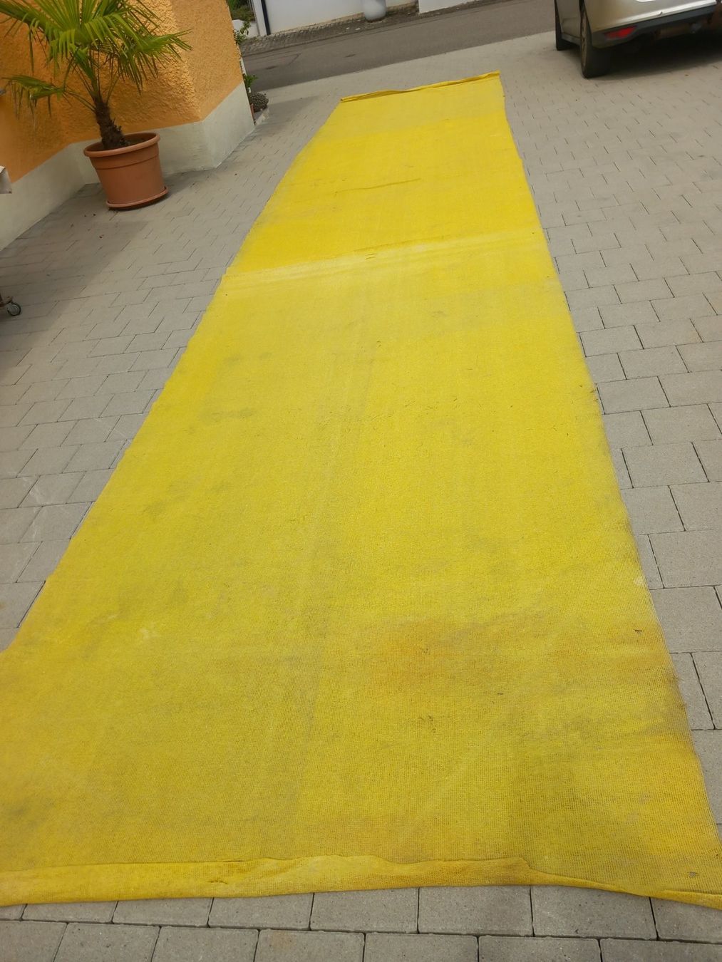 Paraventi: Baustellenabdeckung / Sichtschutz Höhe 1,75 x ca 9m – Usato da Rheinau venduto da profitronic.shop