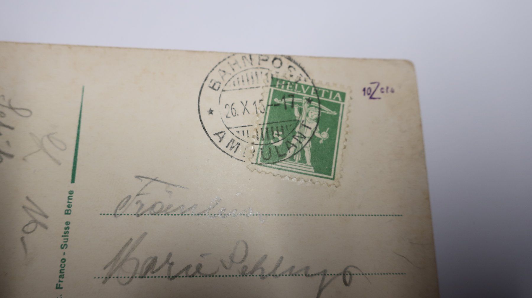 Cartes postales: Langenthal Kirche  1917 – D'occasion à Cormoret par Pascalll2001 6