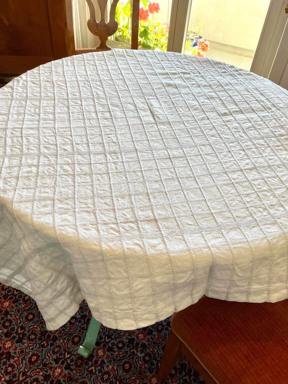 Sonstige Tischwäsche: Schönes Leinen-Tischtuch 150x150cm – Gebraucht aus Schaffhausen von NinaRicardo 1