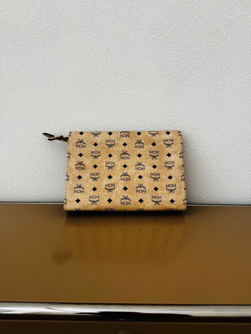 Mcm Borse da donna: MCM Clutch Tasche Beige – Usato da Weisslingen venduto da ase_v8wf 1