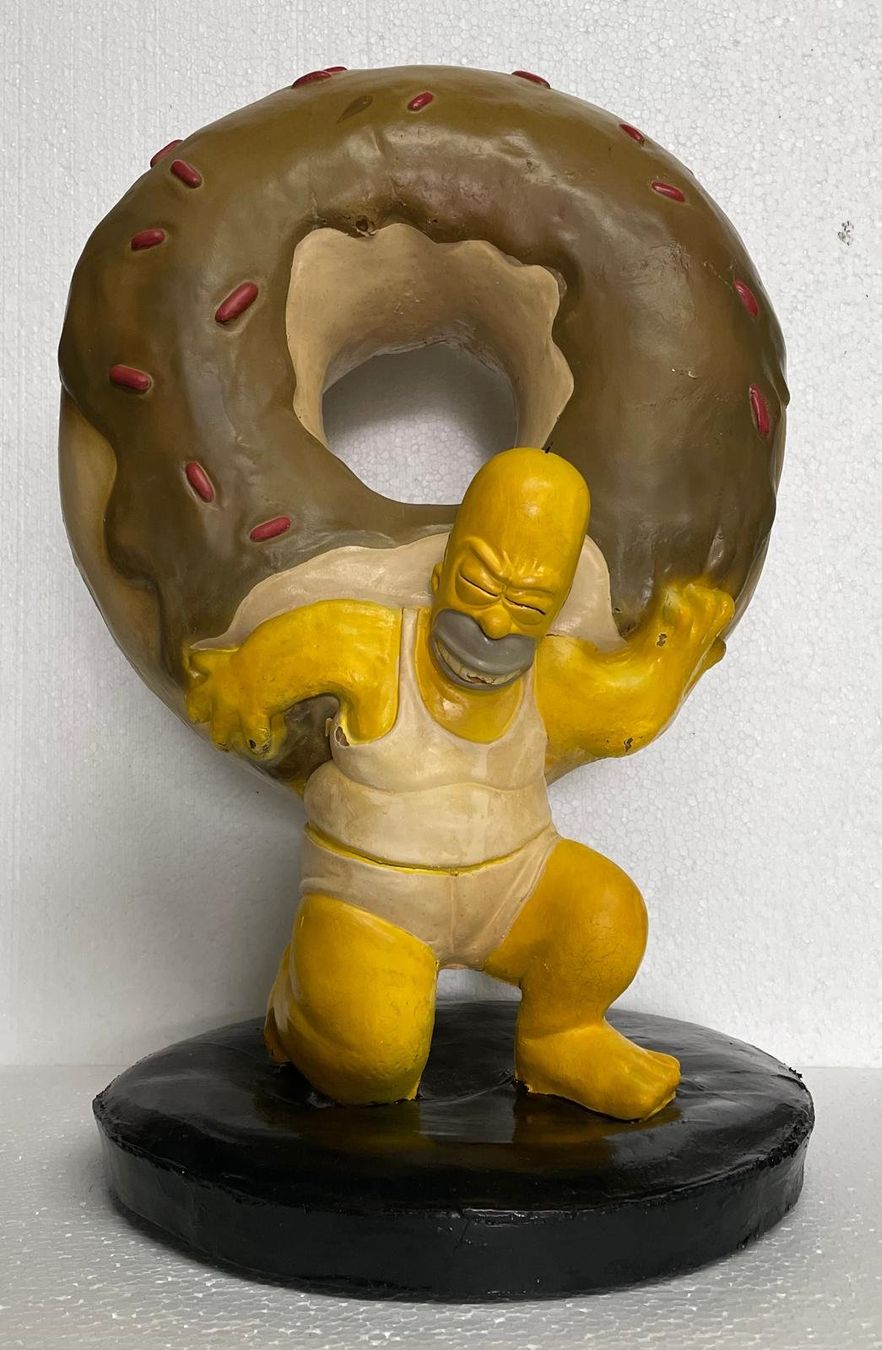 Statuette: Homer Simpson mit Donut – Usato da Oberrieden venduto da Ket25