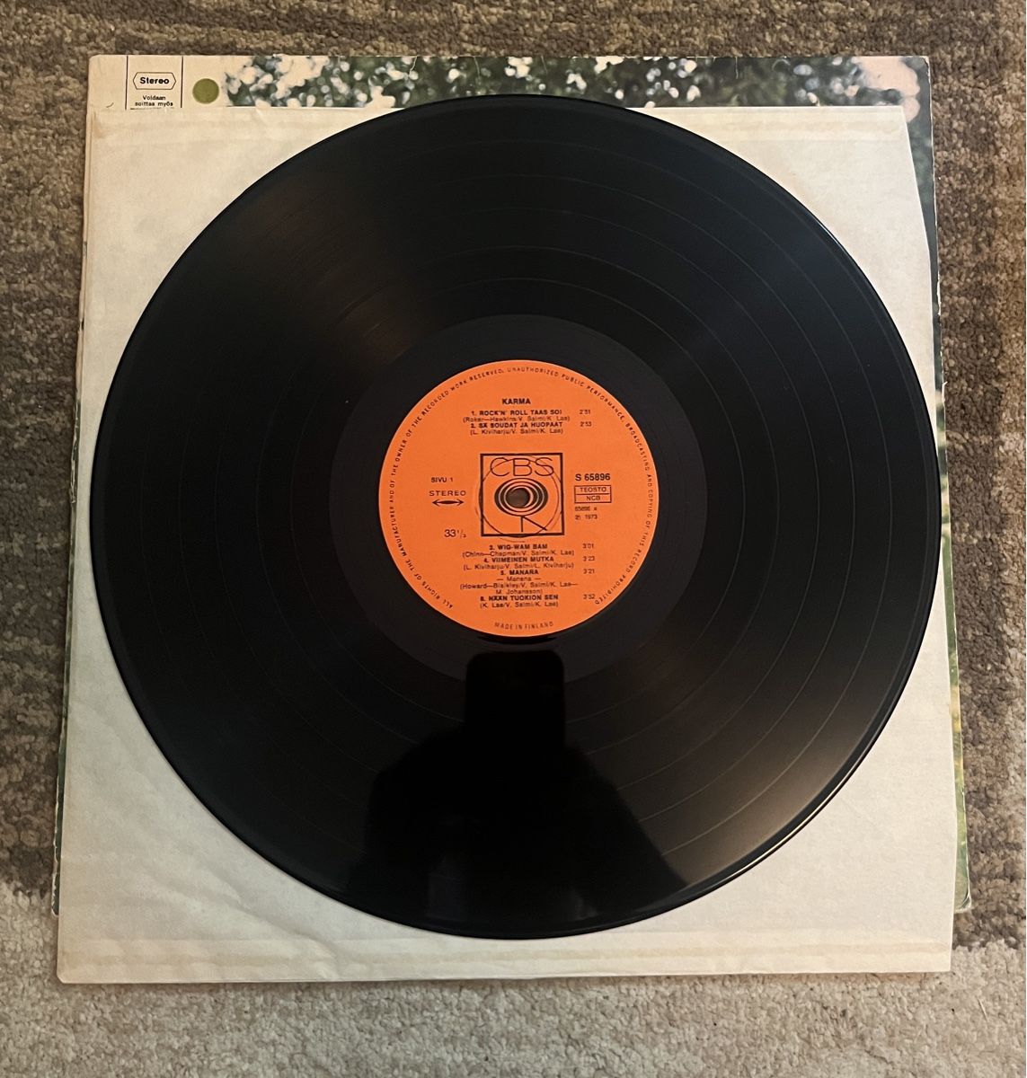 Dischi in vinile: Karma lp – Usato da Liestal venduto da TKocher 1