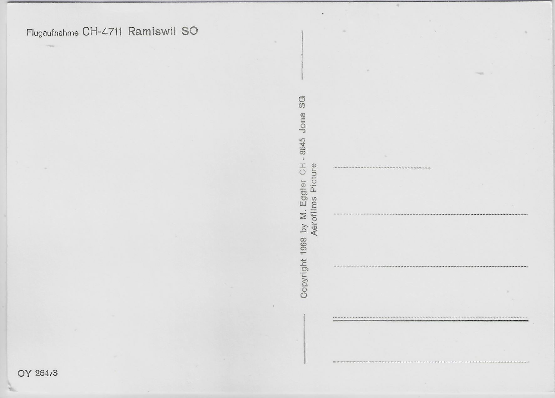 Cartoline postali: Flugaufnahme Ramiswil SO – Antico da Ettingen venduto da Kartenplanet 1