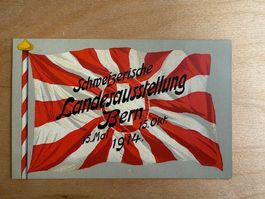 Antike Postkarte, Schweiz. Landesausstellung, Bern 1914