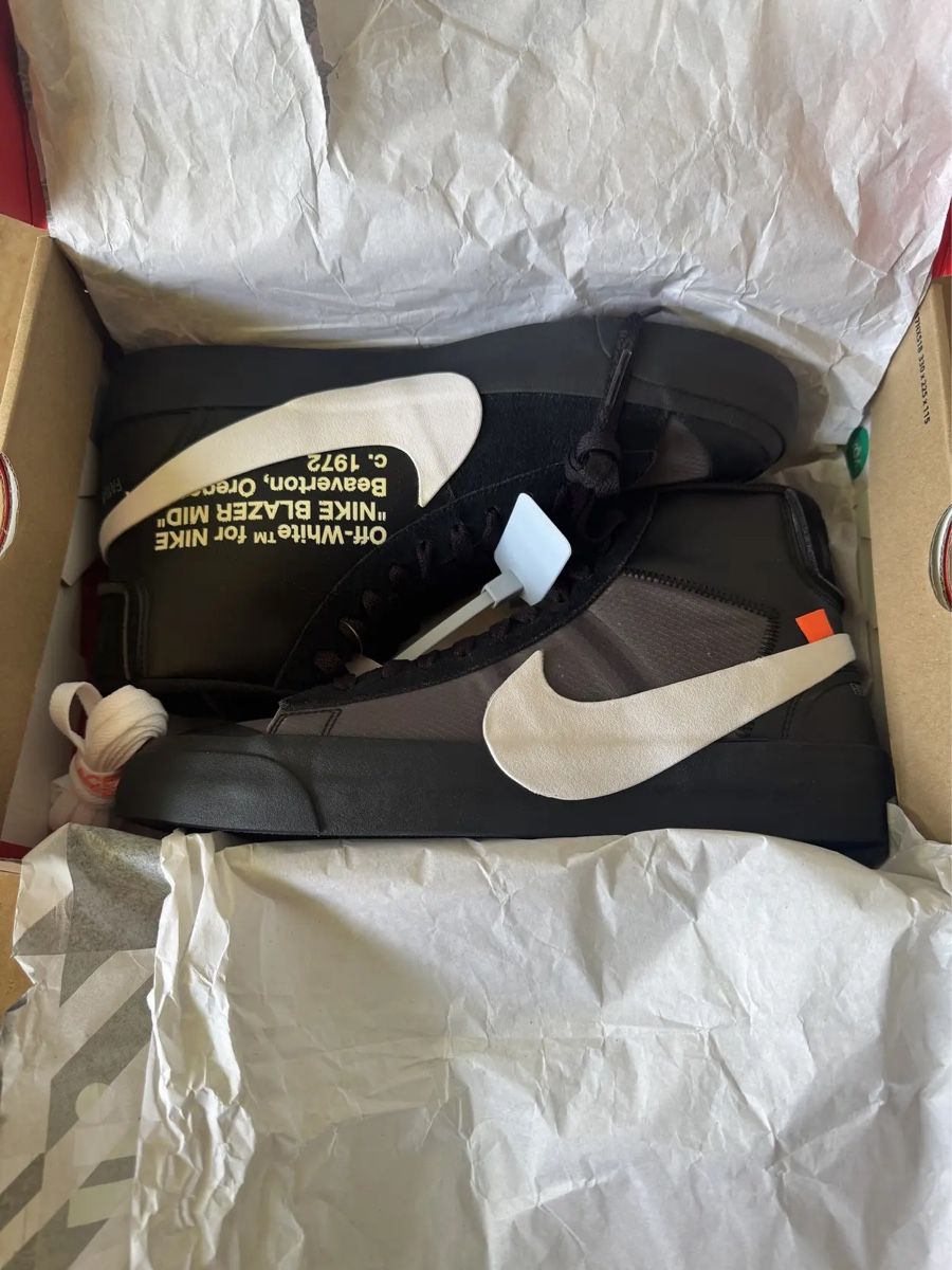 Off-White Scarpe da uomo: Nike x Off-White Blazer Mid Grim Reaper – Nuovo e nell'imballaggio originale da La Neuveville venduto da William_T 1