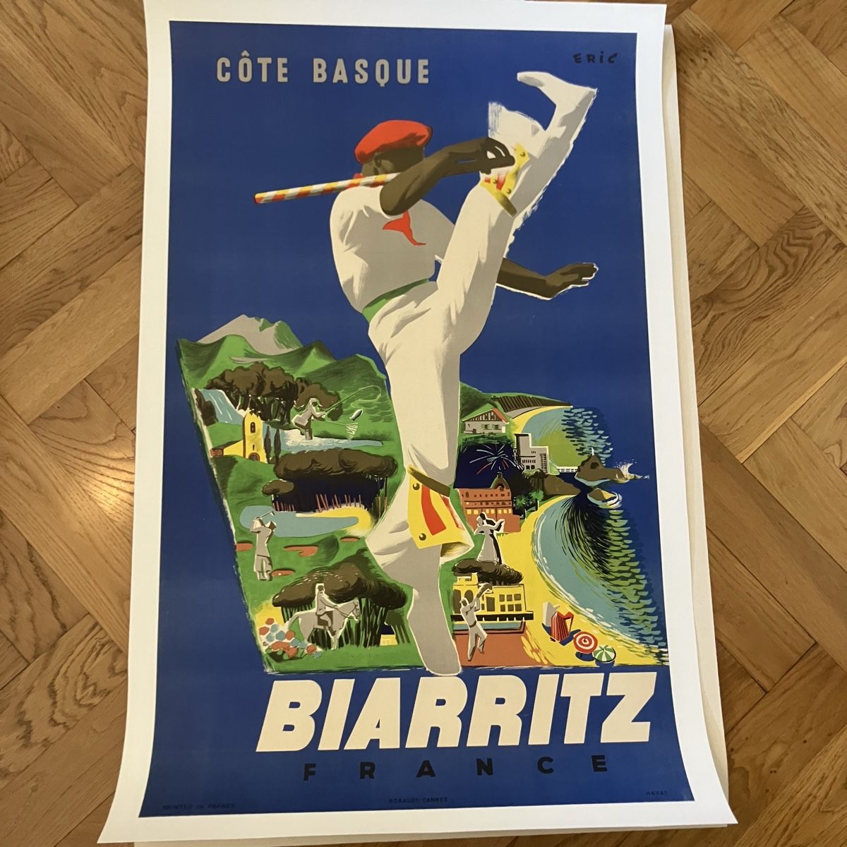 Foto & Immagini: Affiche originale Biarritz Éric – Usato da Geneve venduto da pie_ly9v