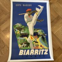 Affiche originale Biarritz Éric