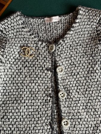 MALU MADE IN ITALY  Strickjacke Gr.M  / Merino + BABY Alpaka